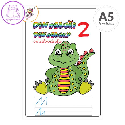 Omalovánka A5 - Dinosauři 2