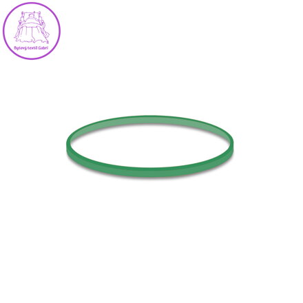 Gumičky zelené tenké (1 mm, O 4 cm) [1 kg]