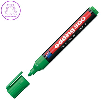 Permanentní popisovač Edding 300 zelený