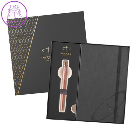 GP PARKER Jotter XL Pink Gold PGT+šedý zápisník