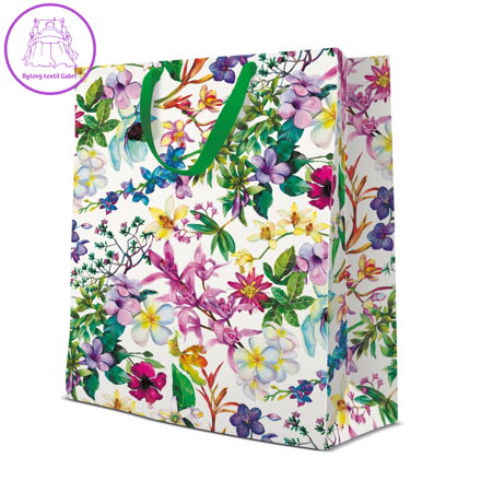 Dárková taška velká - Spring Flowers 30x12x41 cm