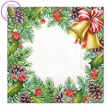 Ubrousky TaT 33x33cm Glory Christmas Frame Ubrousky TaT 33x33cm Glory Christmas Frame