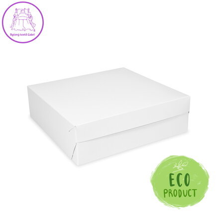Krabice na dort 25 x 25 x 10 cm (50 ks v bal.)