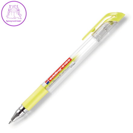 Gélový roller Edding 2185 metalický pastelovo žltý