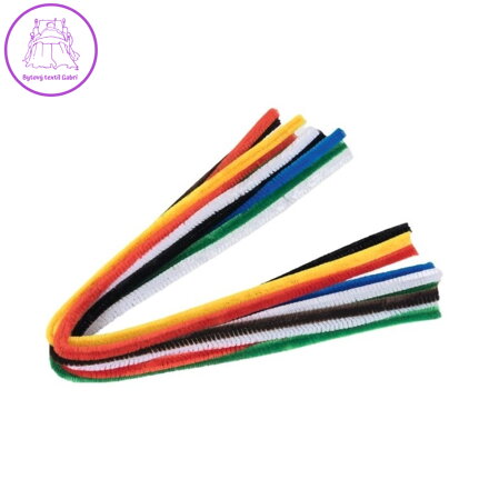 Drát z měsíčku 50cm, průměr 8mm, 10ks, mix barev