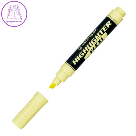 Zvýrazňovač CENTROPEN 8542 FLEXI PASTEL - žlutý