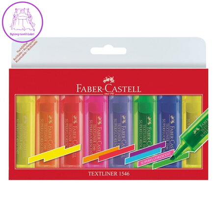Zvýrazňovač Faber-Castell Textliner 1546/8 set