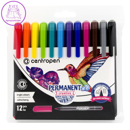 Popisovače CENTROPEN 2896 Creative, sada 12ks