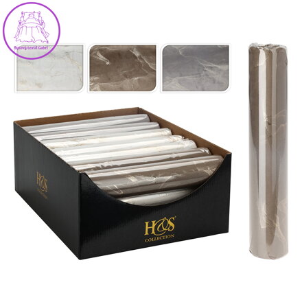 Dekorační organza 28x150 cm (bílá, šedá světlá a tmavá)