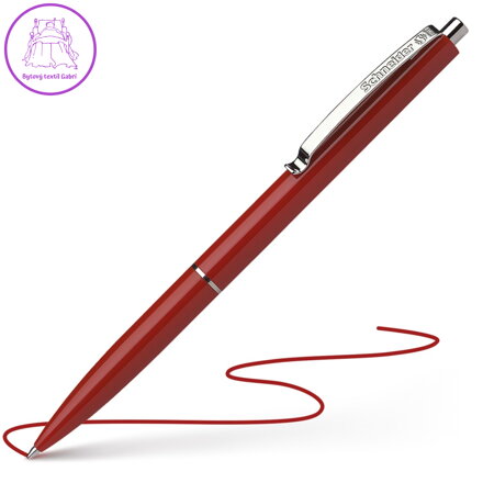 Kuličkové pero Schneider K15 red - červená náplň