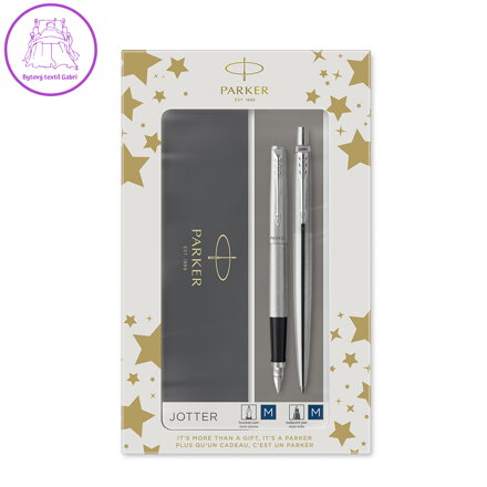 Parker Jotter Stainless Steel CT - sada plnicí pero a kuličkové pero
