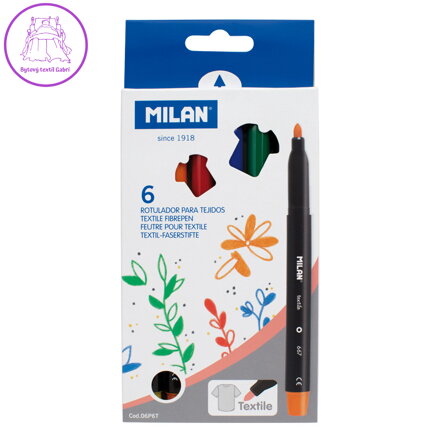 Fixy MILAN na textil sada 6ks