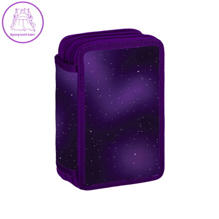 Penál 3-patrový/plný SPIRIT - Purple Universe