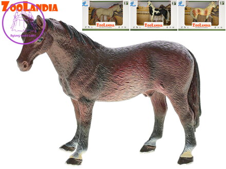 Zoolandia kůň 12-15cm 4druhy v krabičce