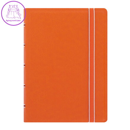 Filofax notebook kapesní oranžový