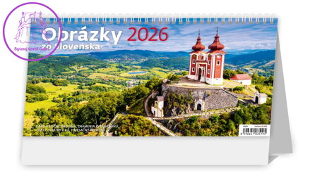 Stolní kalendář 2026 Obrázky ze Slovenska Stolní kalendář 2026 Obrázky ze Slovenska
