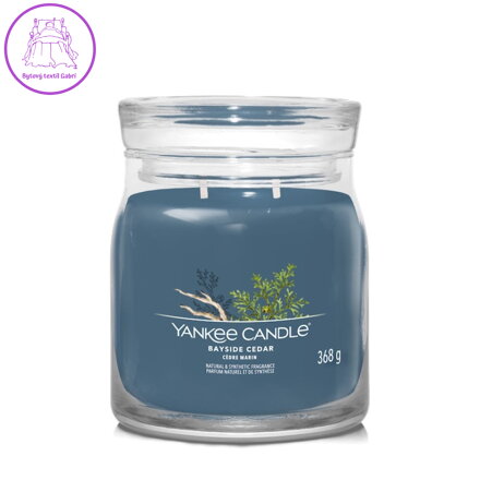 Svíčka Yankee Candle -  BAYSIDE CEDAR, střední