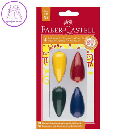 Pastelky Faber-Castell plastové do dlaně slza