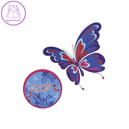 Sticker na tašku Butterfly, sada 2 ks