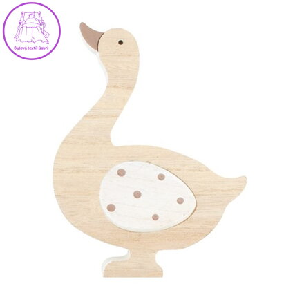 Husa dřevěná stojící 16 cm