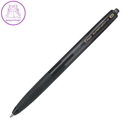 Pero kuličkové PILOT SuperGrip-G 1,0 mm - černá náplň