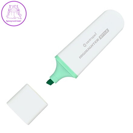 Zvýrazňovač CENTROPEN 6252 STYLE SOFT 1-5 mm, zelený