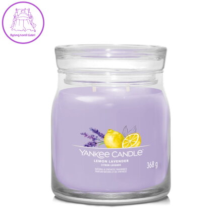 Svíčka Yankee Candle -  LEMON LAVENDER, střední