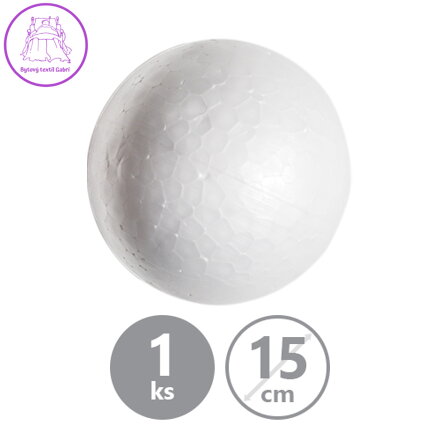 Koule polystyrenové 15cm
