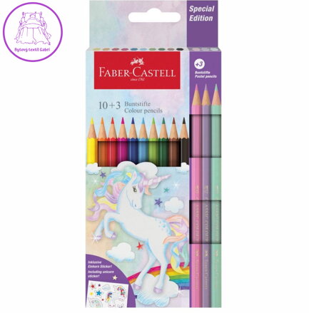 Faber-Castell Dino Colour Classic pastelky 10+3 Pastel - Unicorn
