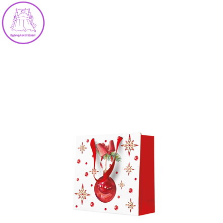Dárková taška PAW Jingle Bells, square