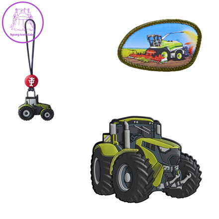 Další sada obrázků MAGIC MAGS Green Tractor Jimmy pro kufříky GRADE, SPACE, CLOUD, 2v1