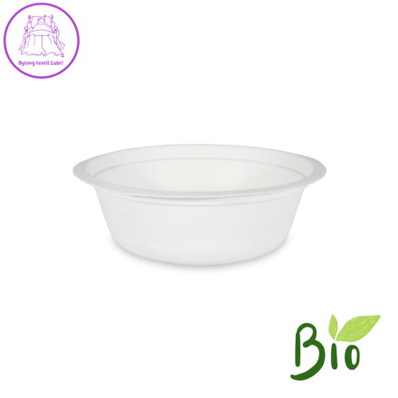 Miska kulatá BIO cukrová třtina 500ml, 15,5x5,5 cm (50 ks v bal.)