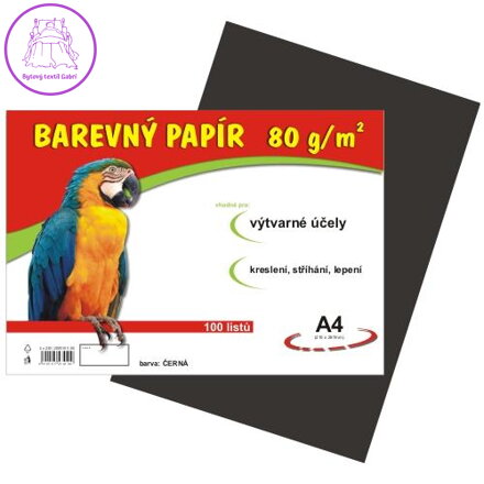 Kopírovací papier A4 80g/100 listov, čierny