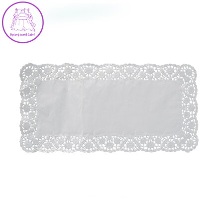 Krajky dekor. hranaté 25 x 37 cm