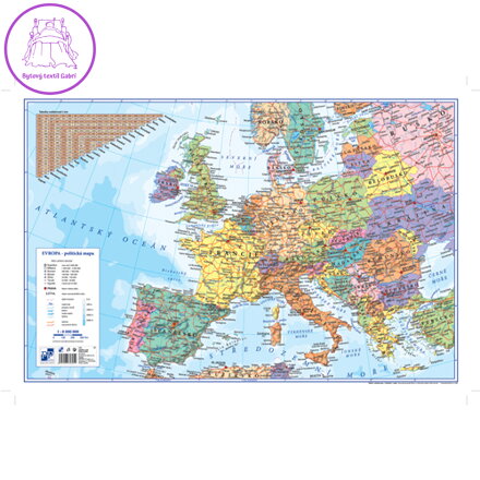 Podložka na stůl 60x40 cm Evropa