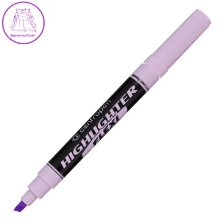 Zvýrazňovač CENTROPEN 8542 FLEXI PASTEL - fialový