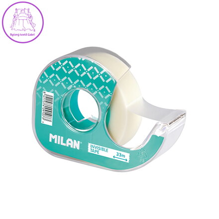 Lepiaca páska neviditeľná/matná MILAN 19 mm x 33 m s dispenzorom