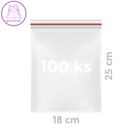 Sáčky rychlouzavírací 18 x 25 cm (100 ks v bal.)