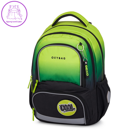 Školní batoh OXY NEXT Ombre Green