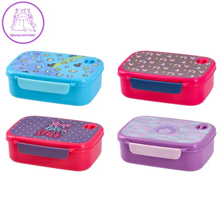 Plastový box na svačinu 765 ml - pro děti (4 motivy)