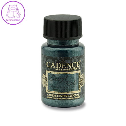 Textilná farba Cadence, metal. petrolejová, 50 ml