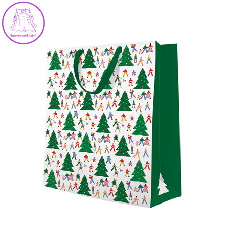 Dárková taška PAW Christmas Hustle, velká