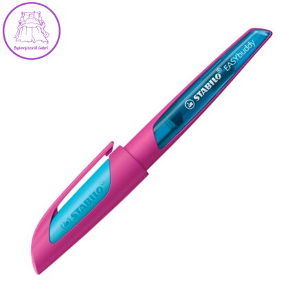 Školní plnicí pero s hrotem M - STABILO EASYbuddy FRESH EDITION v růžové / světle modré