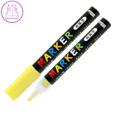 Popisovač akrylový M&G Acrylic Marker 2 mm, Neon Yellow S040