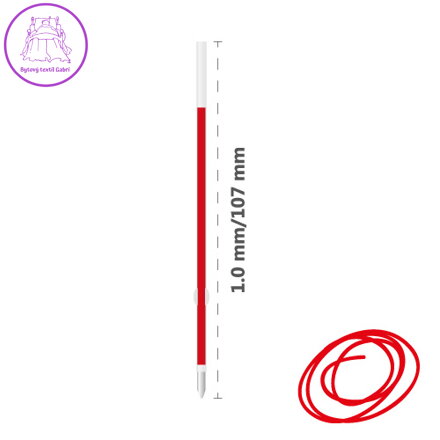 Náplň kuličková MILNA P1 Touch 1.0 mm - červená