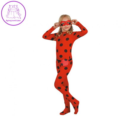 Dětský kostým Beruška (kombinéza, maska, sáček), rozměr 110/120 cm