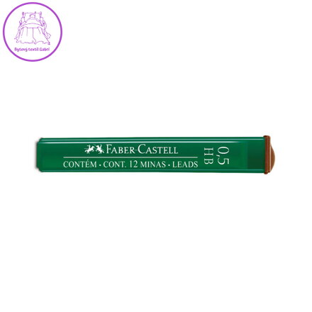 Grafitové tuhy FABER-CASTELL HB / 0,5 mm, 12 ks