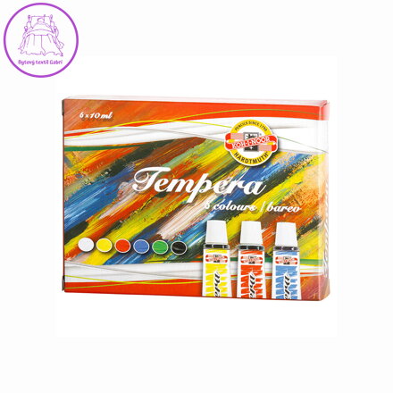 Barvy temperové 10 barev x 10 ml