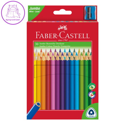 Pastelky Faber-Castell Grip Junior 30 barev