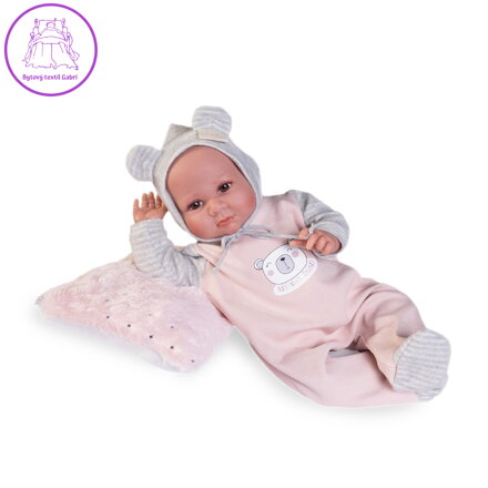 Novorozená panenka Luca s aplikací svítící ve tmě, 42 cm Novorozená panenka Luca s aplikací svítící ve tmě, 42 cm